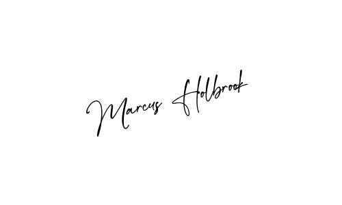 Marcus Holbrook name signature